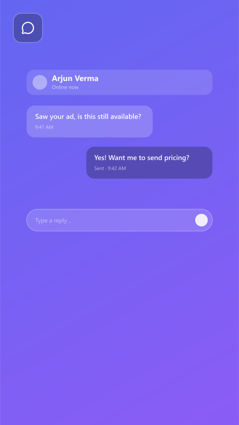 Facebook Messenger visual background