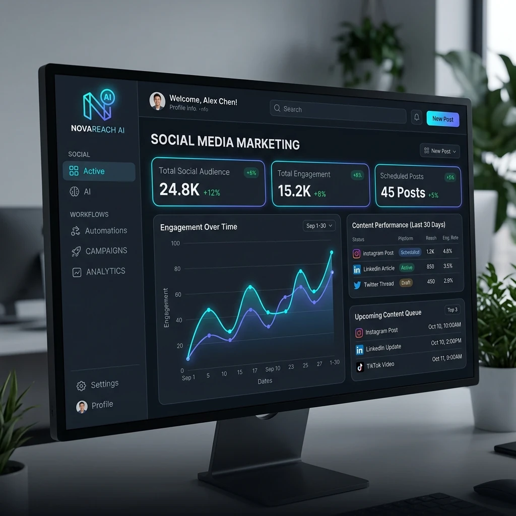 AI marketing automation dashboard for Texas healthcare practices